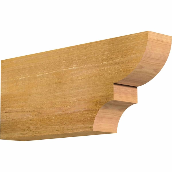 Ekena Millwork Ridgewood Rough Sawn Rafter Tail, Western Red Cedar, 4"W x 10"H x 24"L RFT04X10X24RID00RWR - main